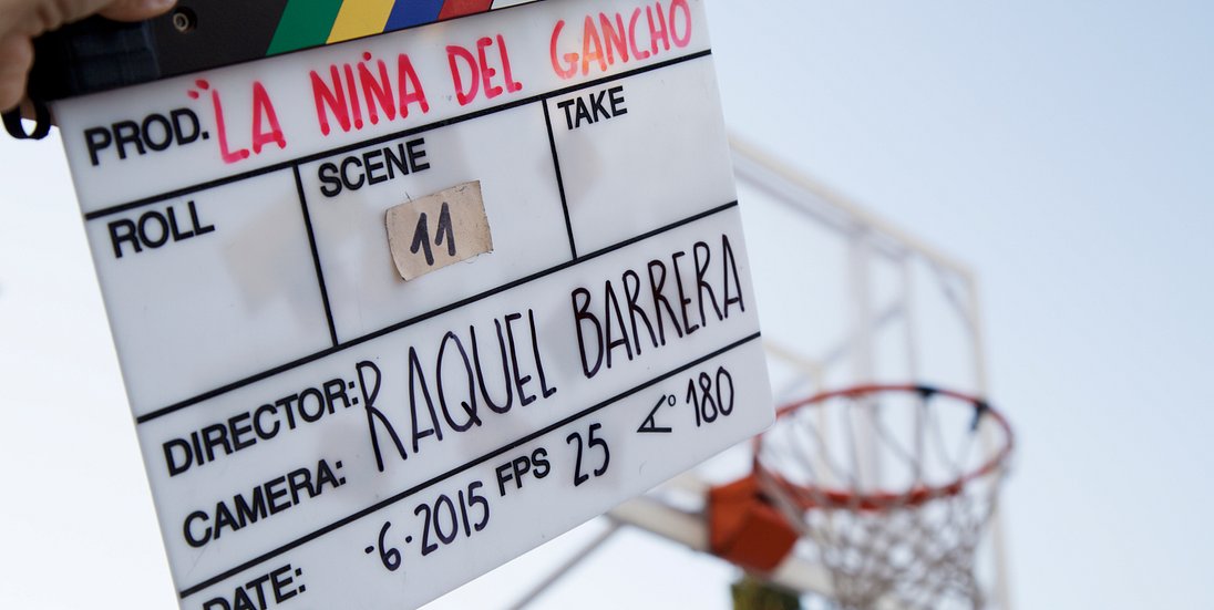 Rodaje de "La ni&ntilde;a del gancho"